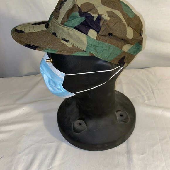BDU WOODLAND 8 POINT UTILITY CAP VARIOUS SIZES - Picture 3 of 12